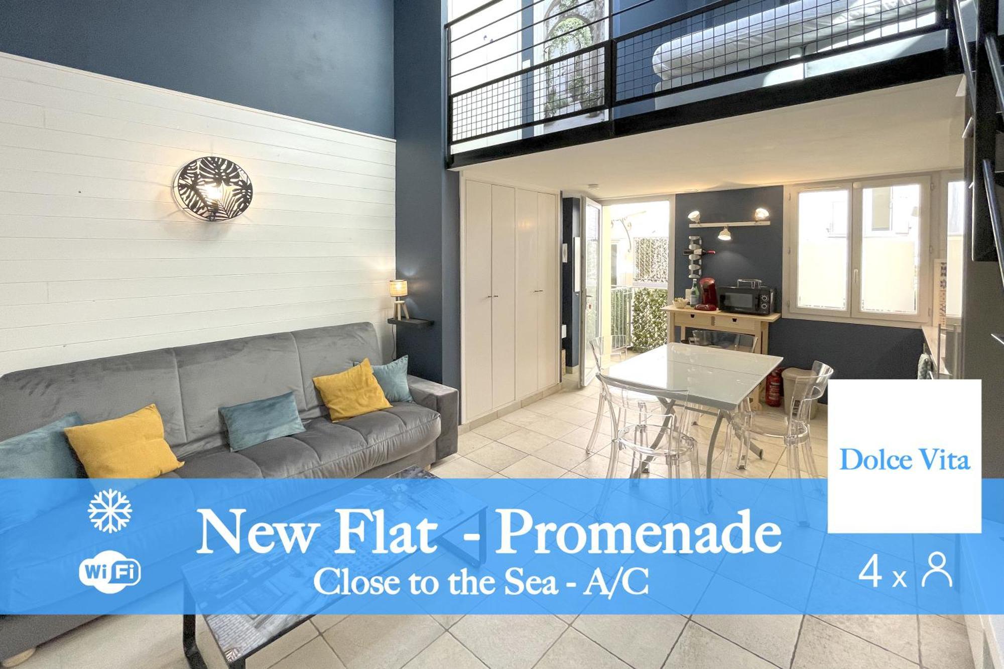 Near Promenade 4 People Apartment Nice Luaran gambar